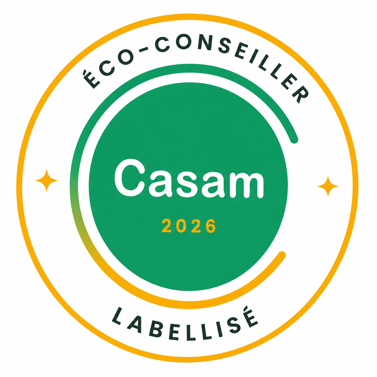 Éco-Conseiller labellisé Casam 2026